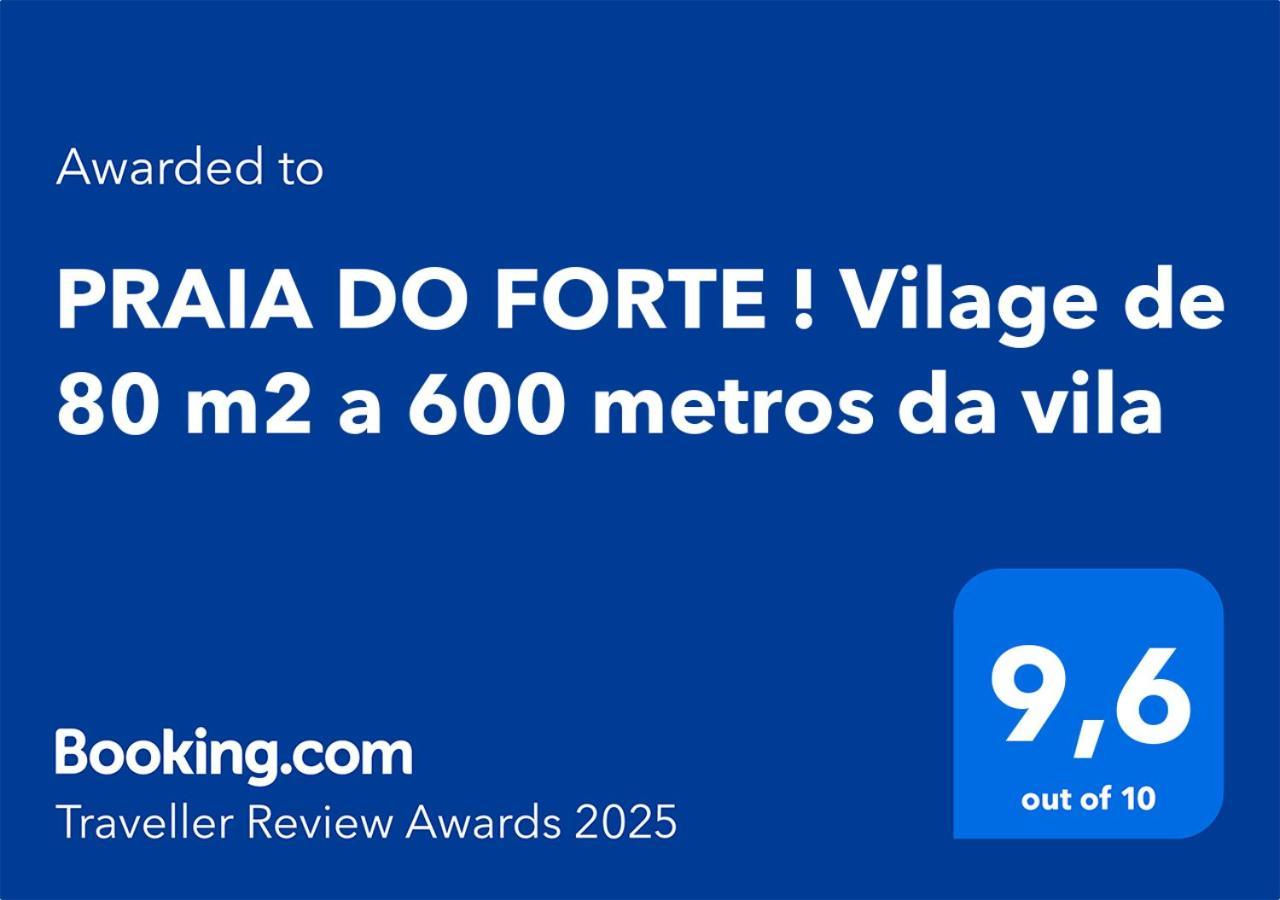 Praia Do Forte ! Vilage De 80 M2 A 600 Metros Da Vila มาตา เด เซาโจเอา ภายนอก รูปภาพ